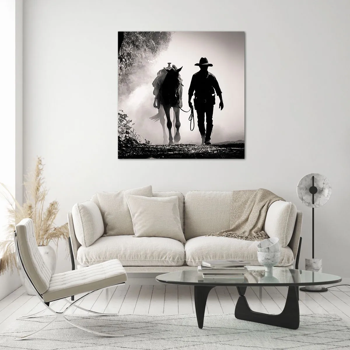 Obraz na skle - Texaské ráno - 40x40 cm