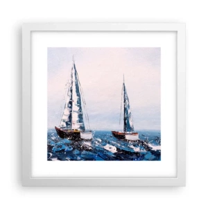 Plagát v bielom ráme - Bratstvo vetra - 30x30 cm