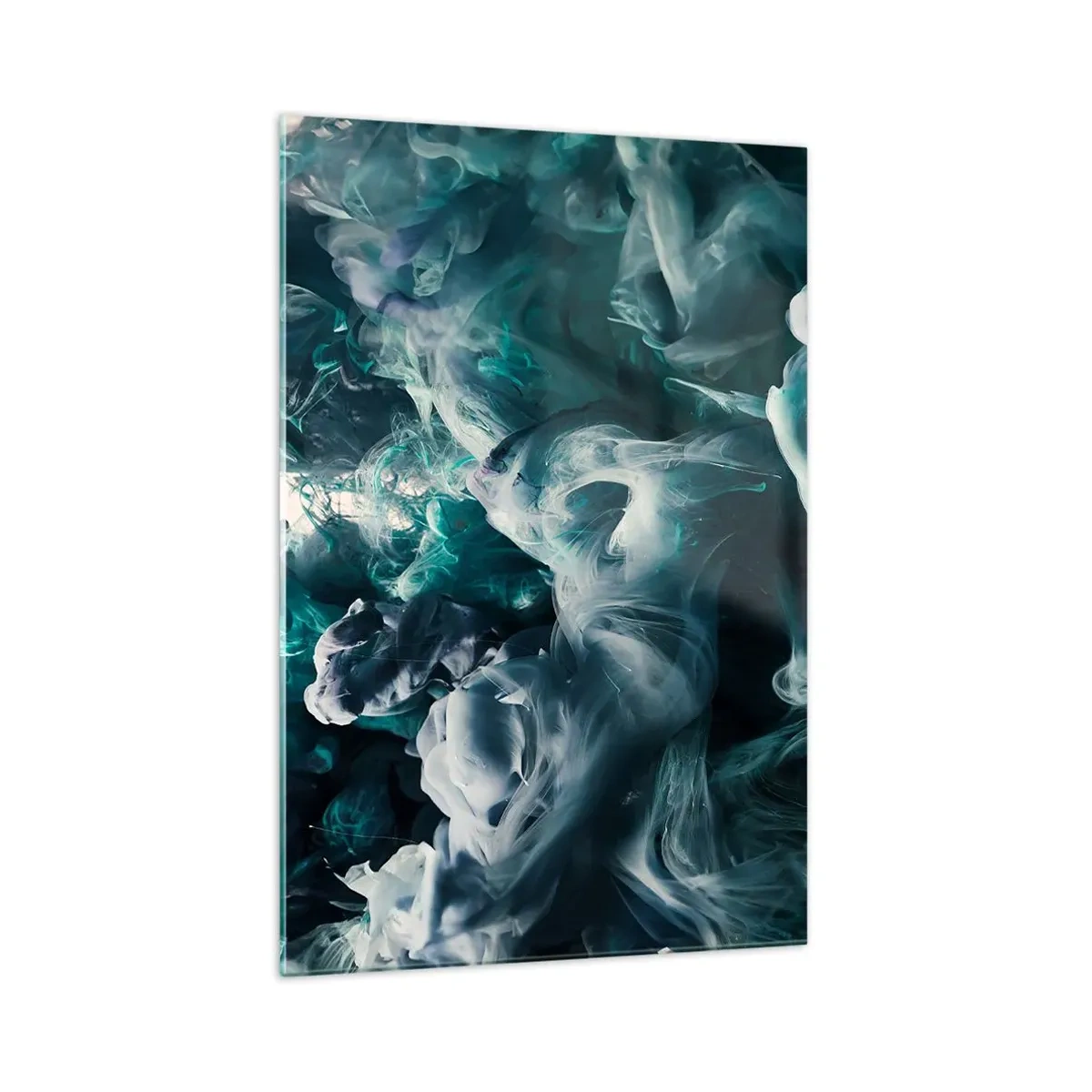 Obraz na skle - Pohyb farby - 70x100 cm