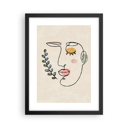 Plagát v čiernom ráme - Nájdený pokoj - 30x40 cm