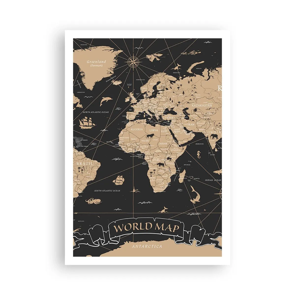 Plagát - Hranice môjho sveta - 70x100 cm