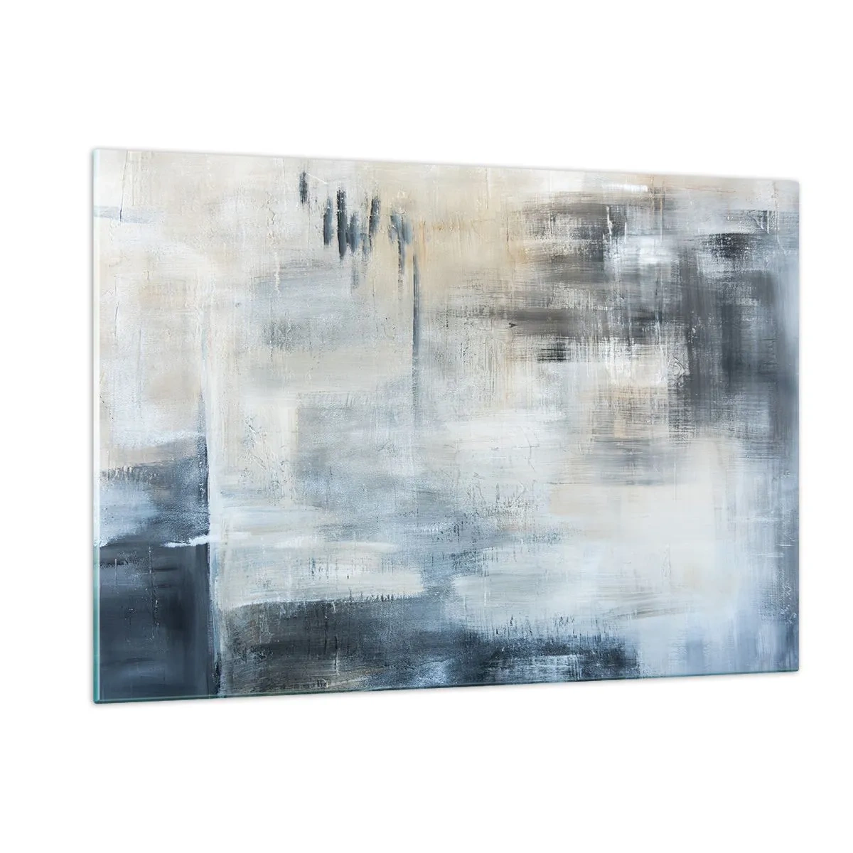 Obraz na skle - Za závojom modrej - 120x80 cm