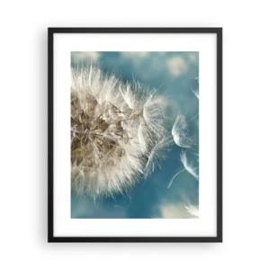 Plagát v čiernom ráme - Dych anjela - 40x50 cm