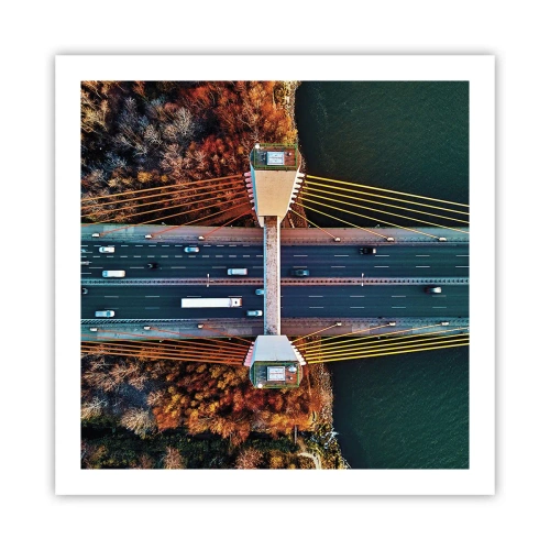 Plagát - Za vodami, za lesmi - 60x60 cm
