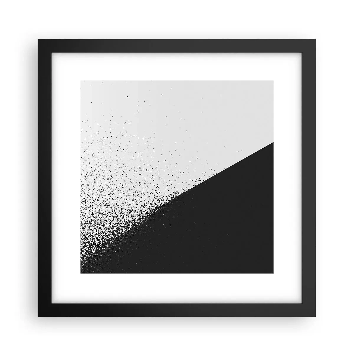 Plagát v čiernom ráme - Rýchlejšie a rýchlejšie, viac a viac - 30x30 cm
