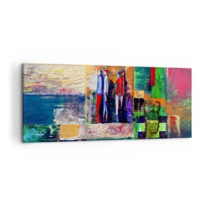 Obraz na plátne - Vzťahy a emócie - 120x50 cm