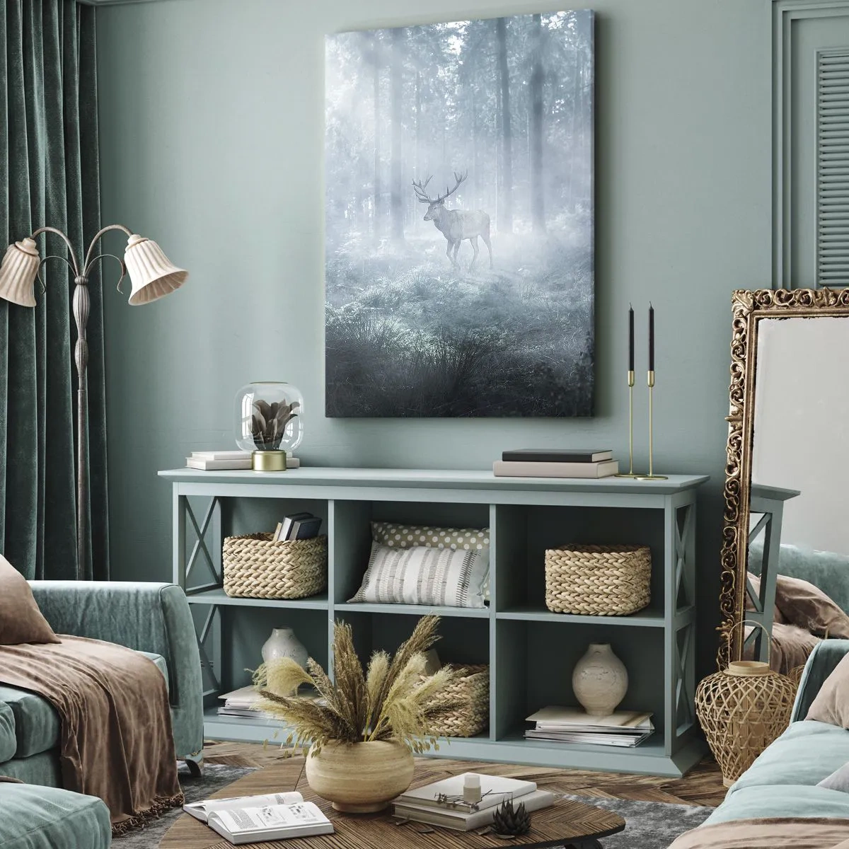Obraz na plátne - Ranná obchôdzka sídliska - 50x70 cm