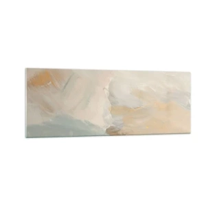 Obraz na skle - Abstrakcia – krajina nehy - 140x50 cm