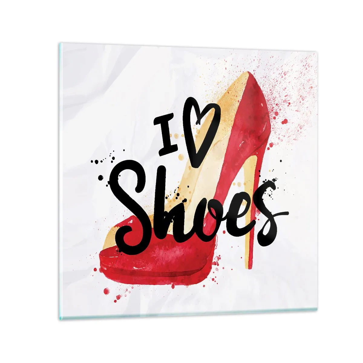 Obraz na skle - Láska má viac podôb - 70x70 cm