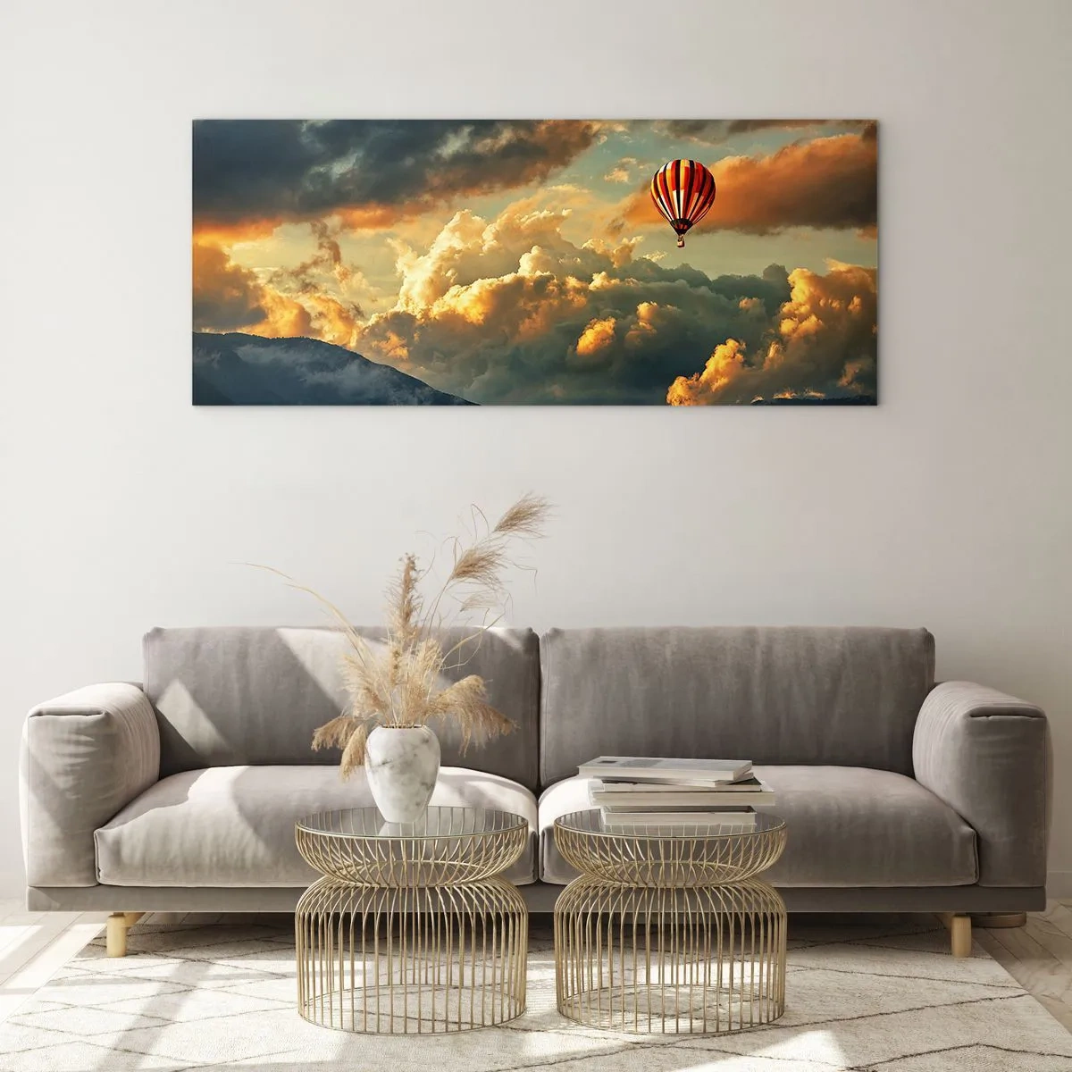 Obraz na skle - Letím, lebo chcem - 120x50 cm