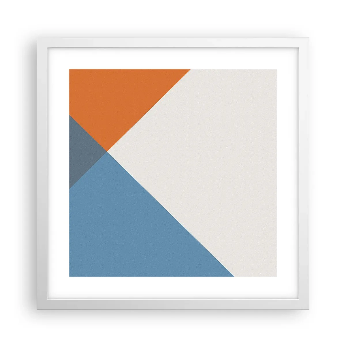 Plagát v bielom ráme - Pod uhlom… - 40x40 cm