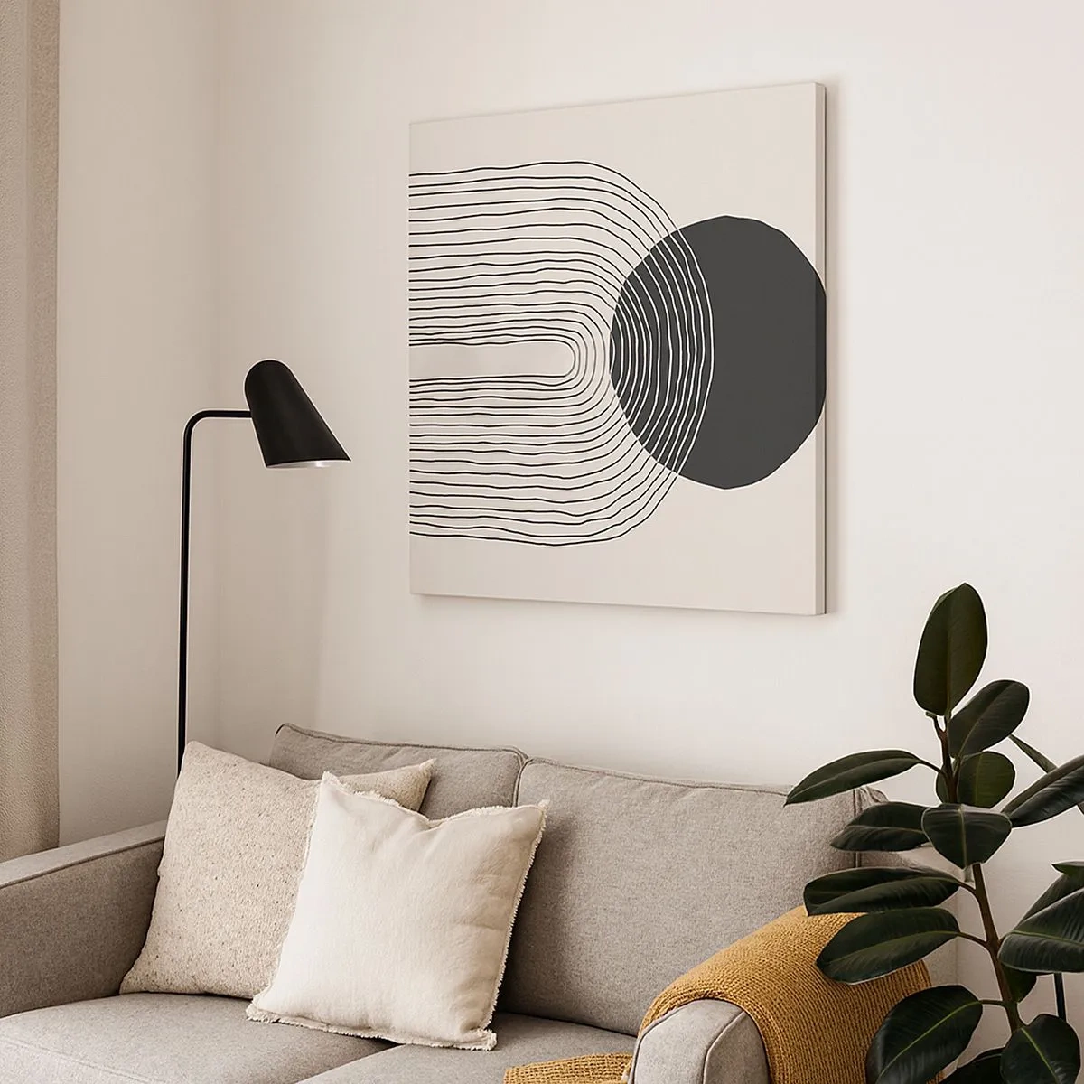 Obraz na plátne - Chvenie a istota - 30x30 cm