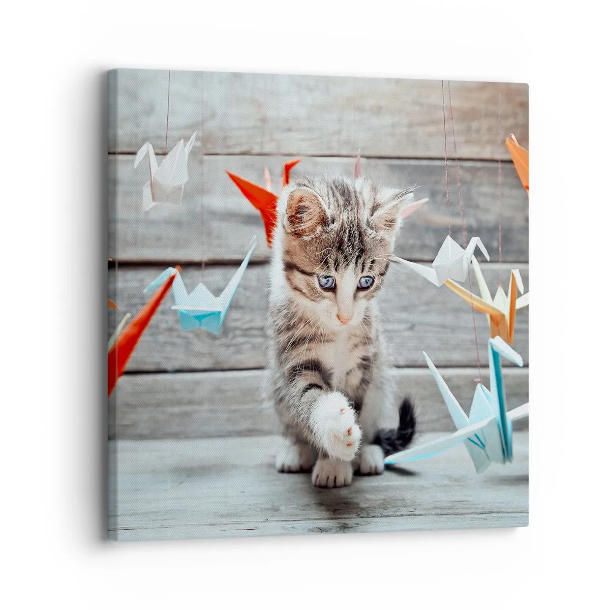 Obraz na plátne - Prvá lekcia - 30x30 cm