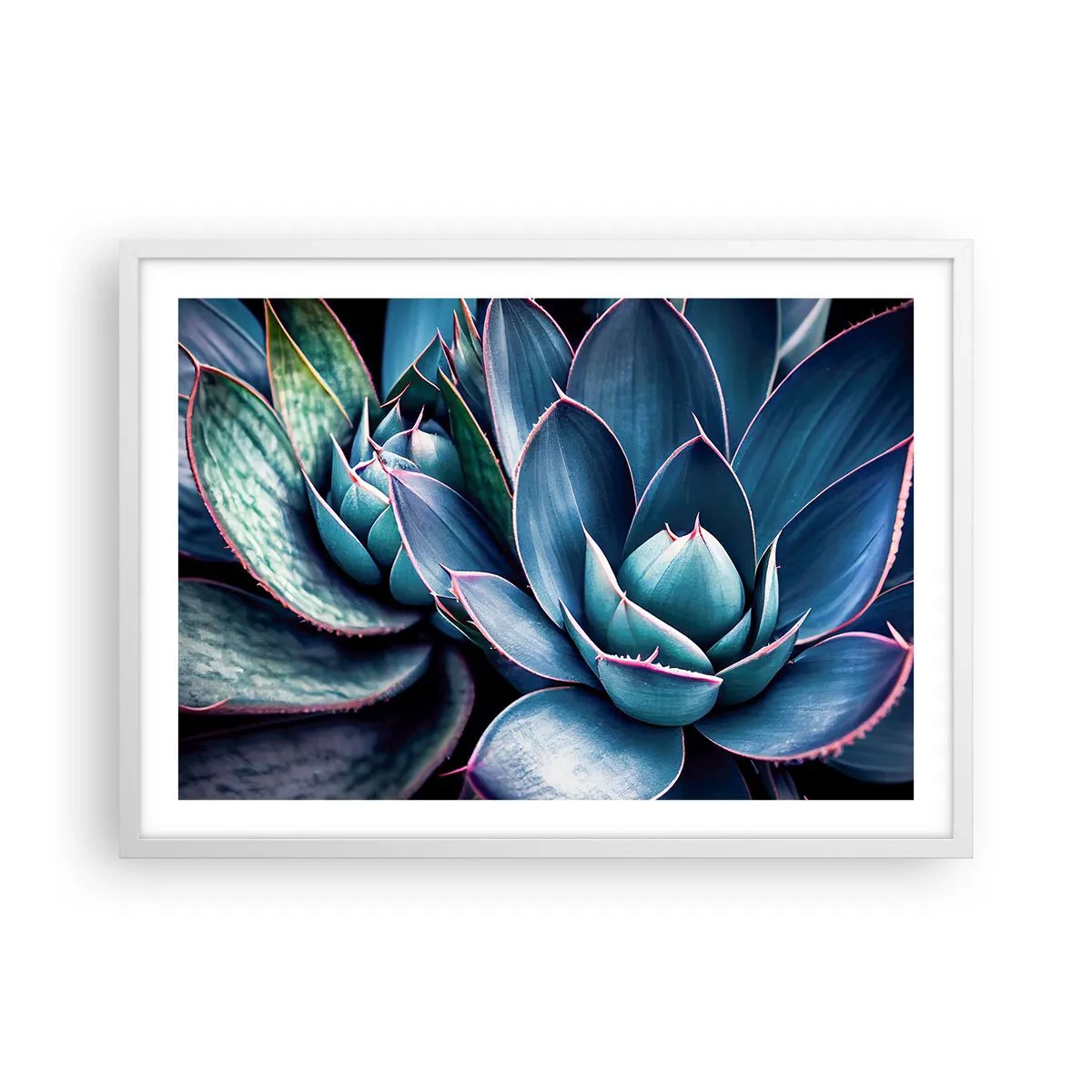 Plagát v bielom ráme - Vitálna sila - 70x50 cm