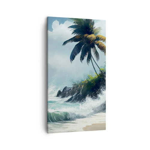 Obraz na plátne - Na tropickom pobreží - 45x80 cm