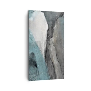 Obraz na plátne - Abstrakcie: skaly a ľad - 45x80 cm