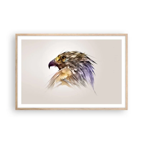 Plagát v ráme zo svetlého duba - Portrét bojovníka - 91x61 cm