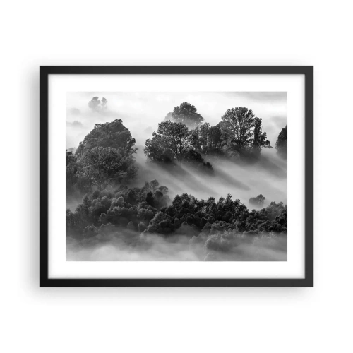 Plagát v čiernom ráme - Prebúdzanie zo spánku - 50x40 cm