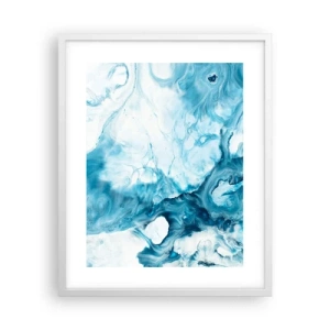 Plagát v bielom ráme - Modrý koncert - 40x50 cm