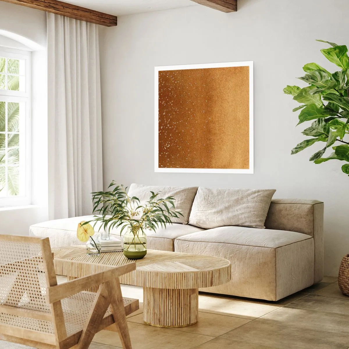 Plagát - Zrodenie svetla - 40x40 cm