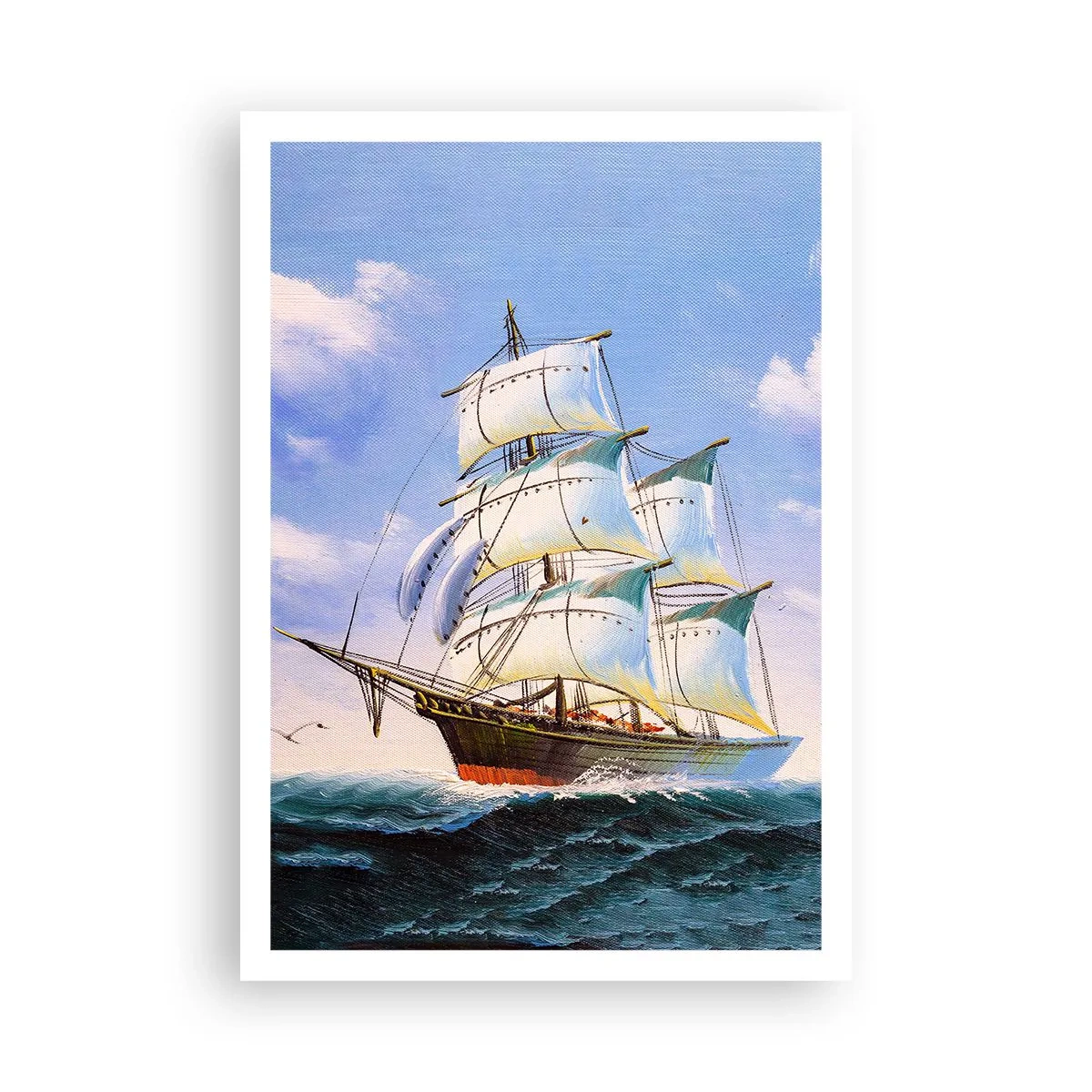 Plagát - Hrdo s vetrom - 70x100 cm