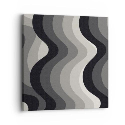 Obraz na plátne - Vlna za vlnou - 40x40 cm