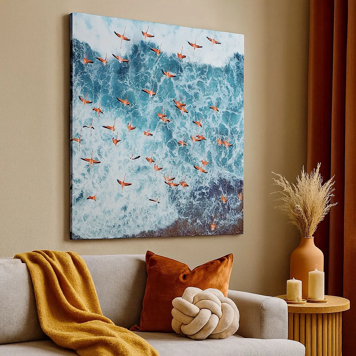 Obraz na plátne - Prímorský sprievod - 30x30 cm