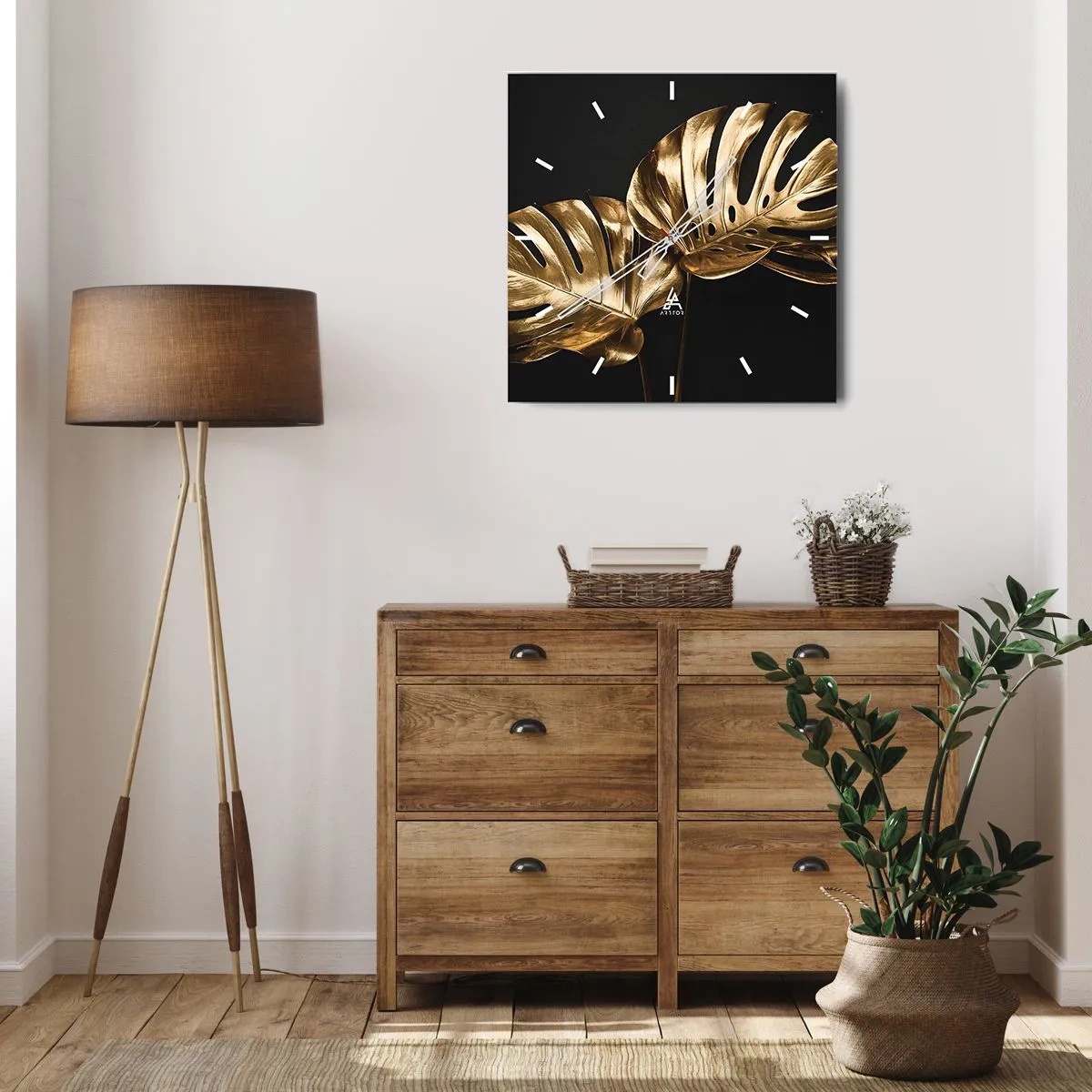 Nástenné hodiny - Poklady prírody - 30x30 cm