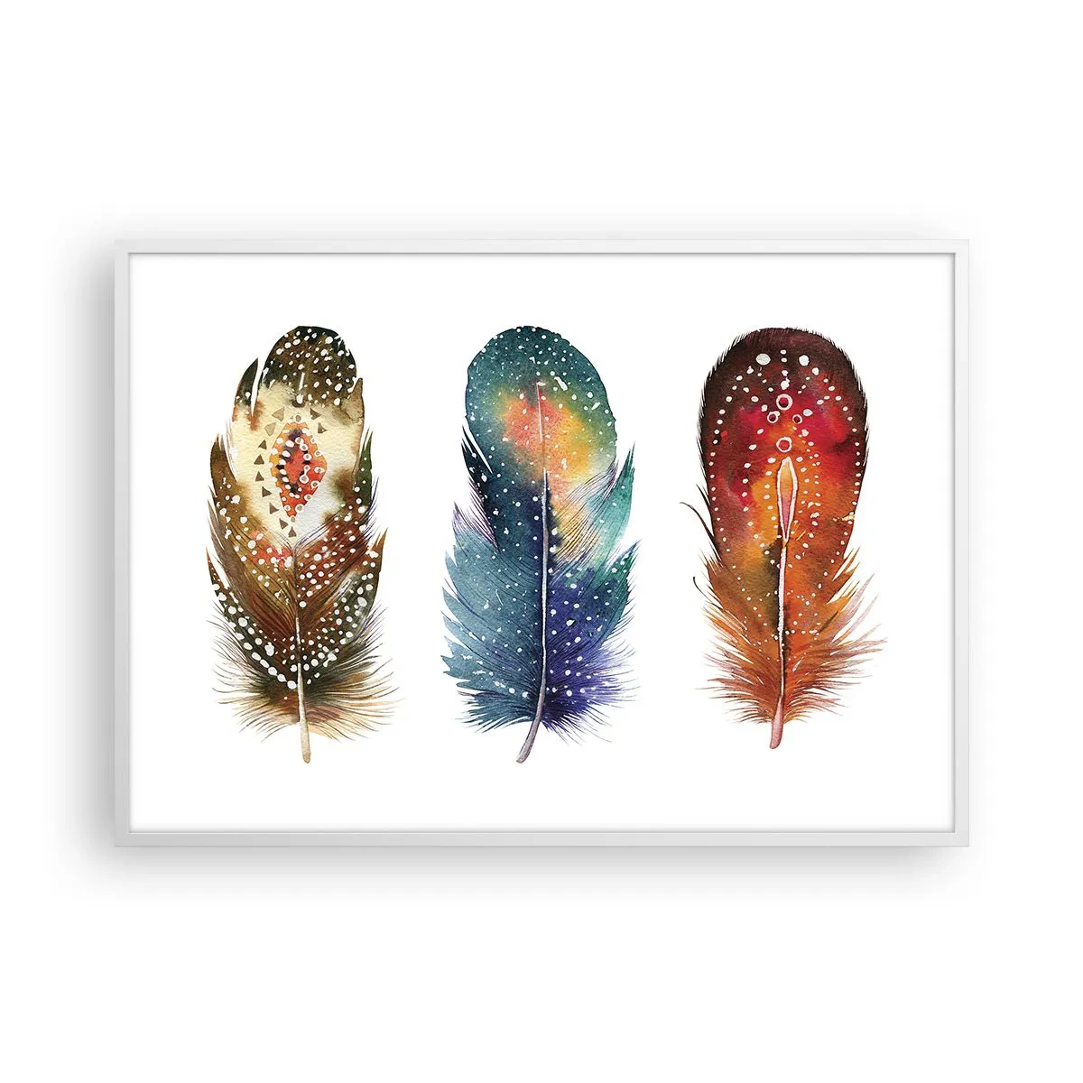 Plagát v bielom ráme - Rituály, obrady, tajomstvá - 100x70 cm