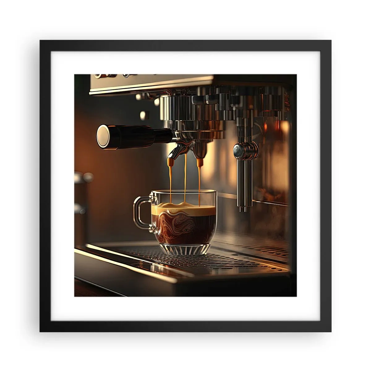 Plagát v čiernom ráme - Zmyselná zmes - 40x40 cm