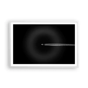 Plagát v bielom ráme - Do inej dimenzie - 91x61 cm