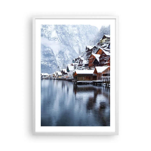 Plagát v bielom ráme - V zimnej dekorácii - 50x70 cm
