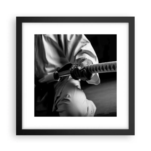 Plagát v čiernom ráme - Duša bojovníka - 30x30 cm