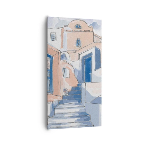 Obraz na plátne - Exotické mesto - 65x120 cm