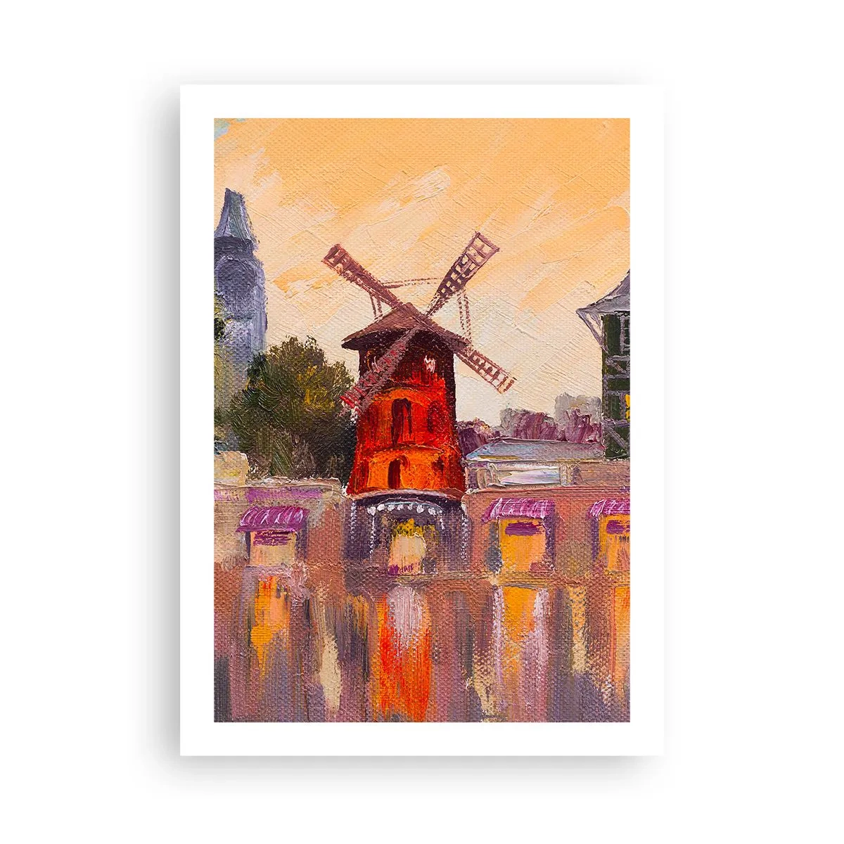 Plagát - Parížske ikony – Moulin Rouge - 50x70 cm