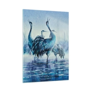 Obraz na skle - Ranné stretnutie - 50x70 cm