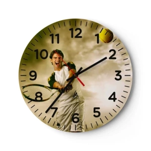 Nástenné hodiny - Energia a radosť - 40x40 cm