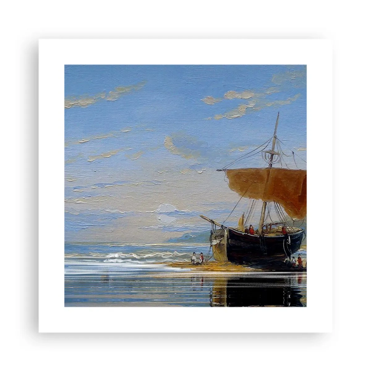 Plagát - Voda, zem, vzduch - 40x40 cm