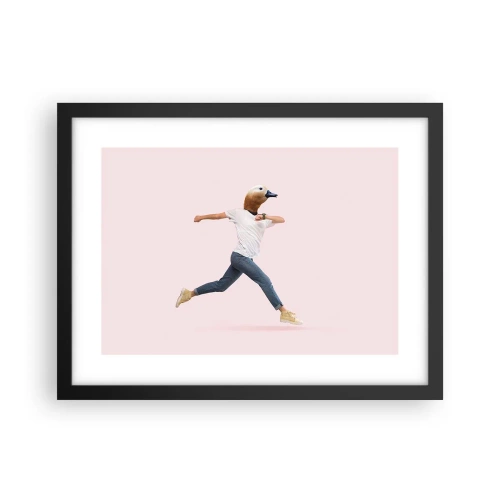 Plagát v čiernom ráme - Štipka absurdity - 40x30 cm