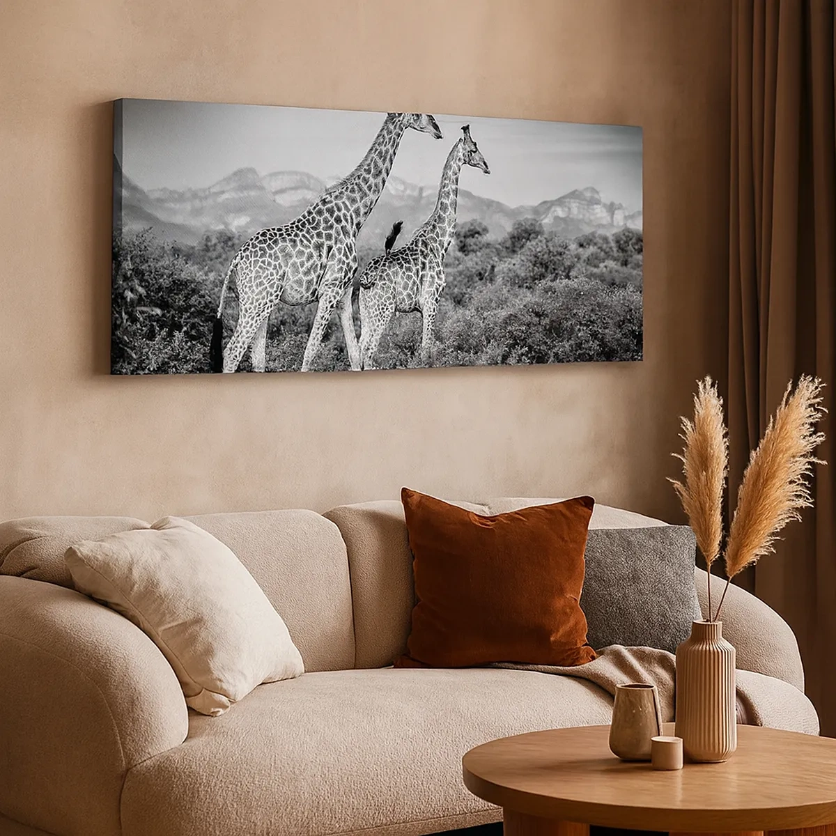 Obraz na plátne - Vyššie kruhy v Afrike - 30x30 cm