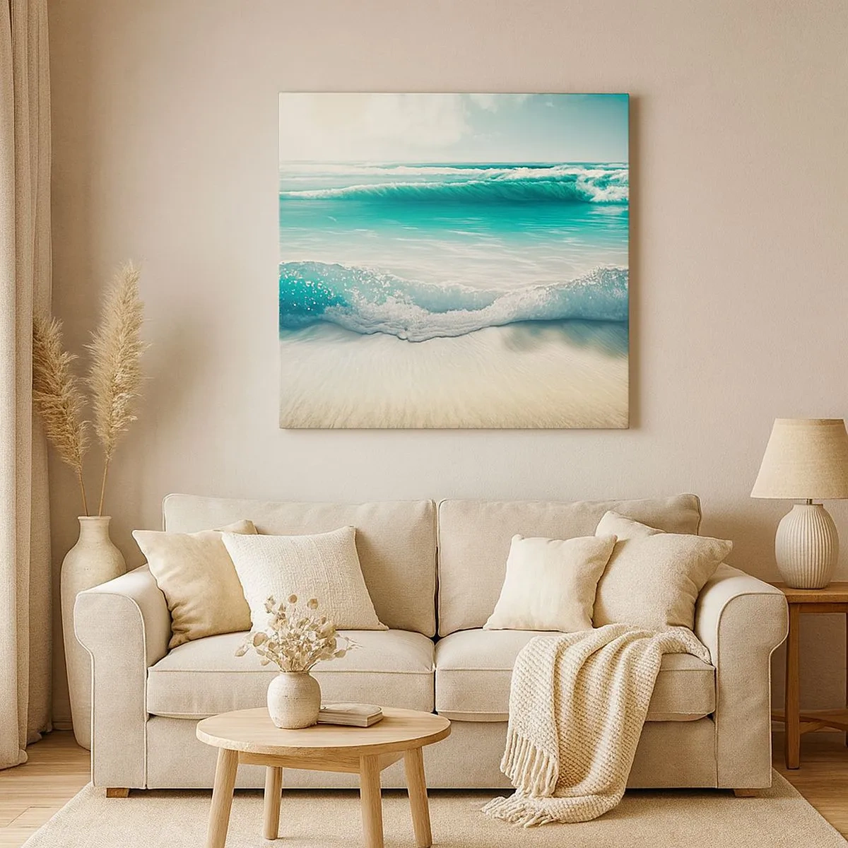 Obraz na plátne - Kľud oceánu - 30x30 cm