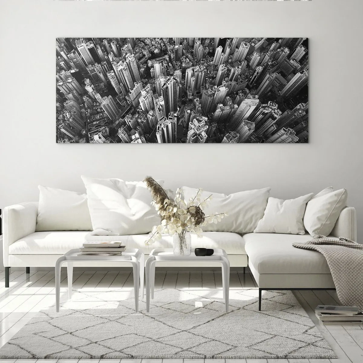 Obraz na skle - Stále vyššie a vyššie - 100x40 cm
