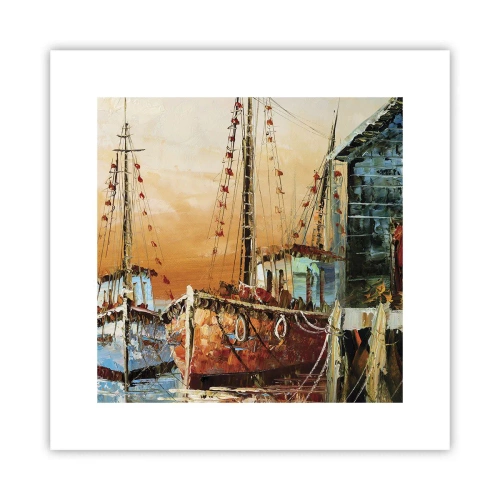 Plagát - Pokojný návrat - 30x30 cm