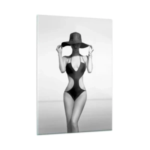 Obraz na skle - Volám sa: Elegancia - 50x70 cm