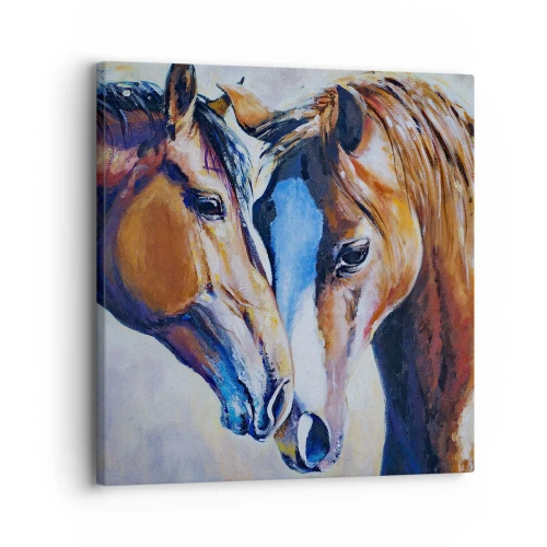 Obraz na plátne - Je to priateľstvo? Je to láska? - 30x30 cm