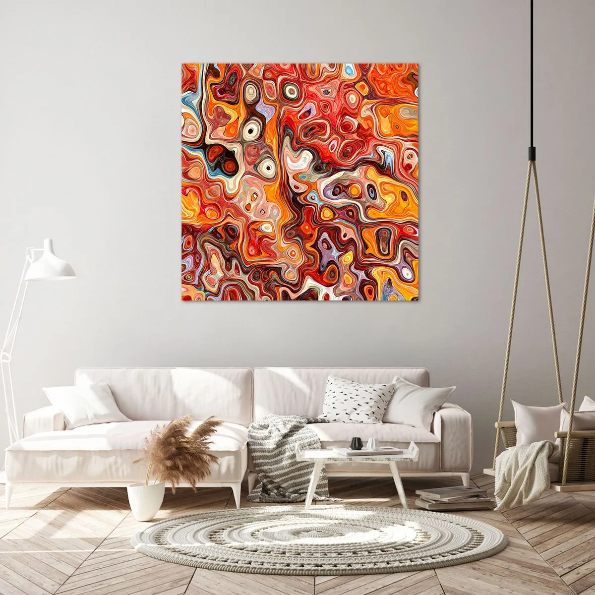 Obraz na plátne - Keby sa orechy rozpúšťali v mede - 70x70 cm