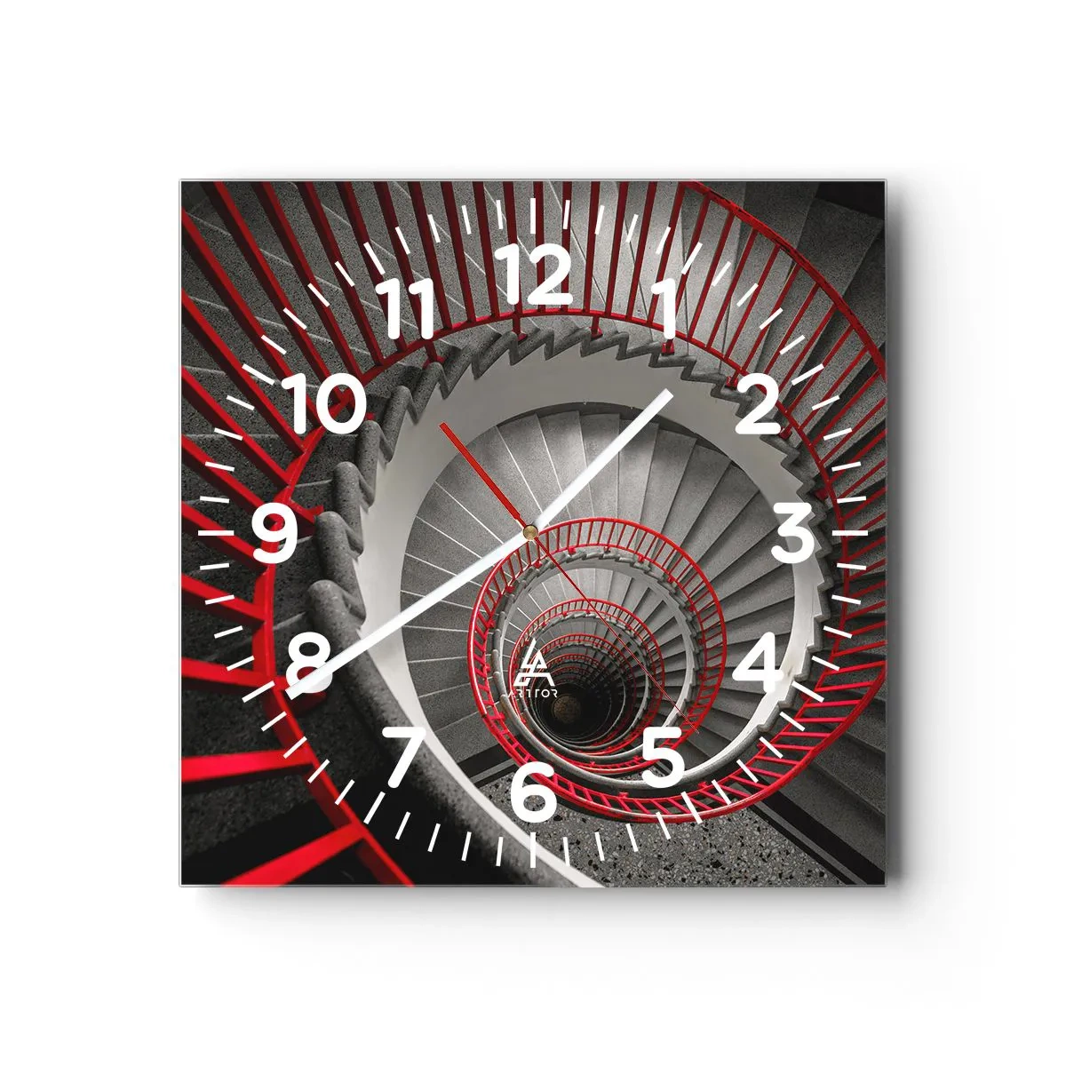 Nástenné hodiny - Architektonické hry - 30x30 cm