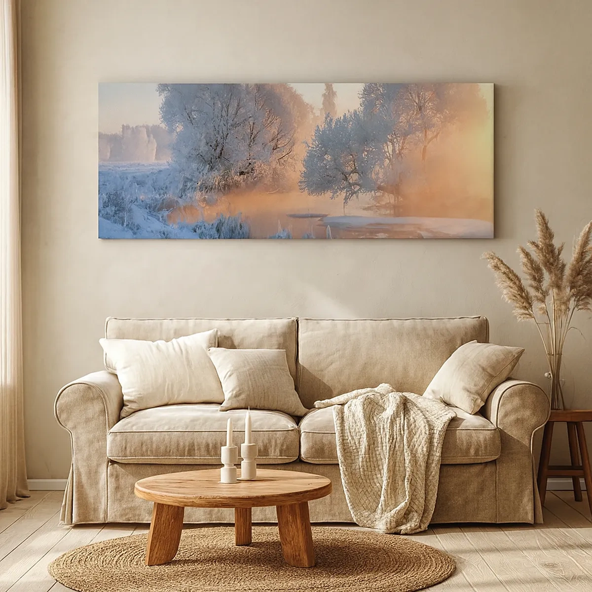 Obraz na plátne - Všetko sa leskne v slnečnom kryštáli - 30x30 cm