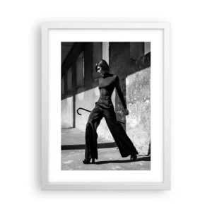Plagát v bielom ráme - Mestská elegancia - 30x40 cm