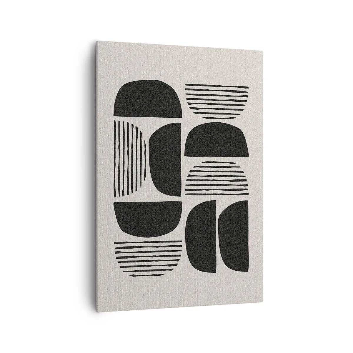 Obraz na plátne - Polovičaté sústavy - 70x100 cm